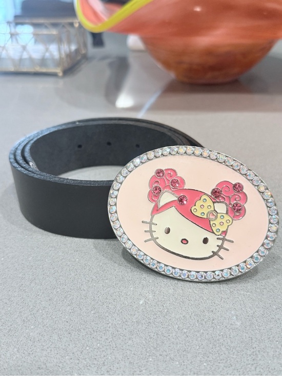 Tarina Tarantino Accessories - Hello Kitty Pink SWAROWSKI pink Crystal Buckle Belt Tarina Tarantino buckle